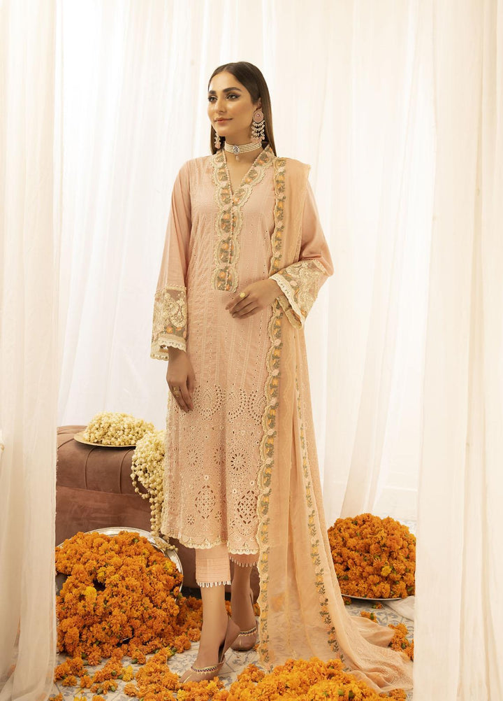 Combinations Casual Pret  Lawn 3 Piece Suit CMN23SL Pastel Pink