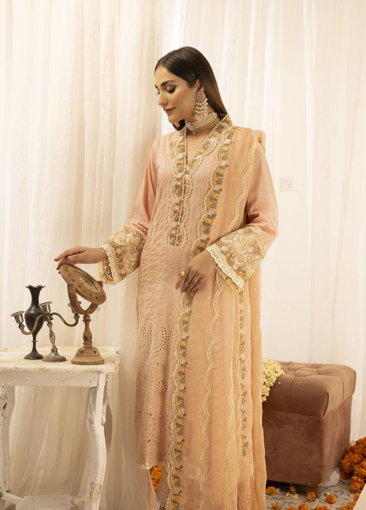 Combinations Casual Pret  Lawn 3 Piece Suit CMN23SL Pastel Pink
