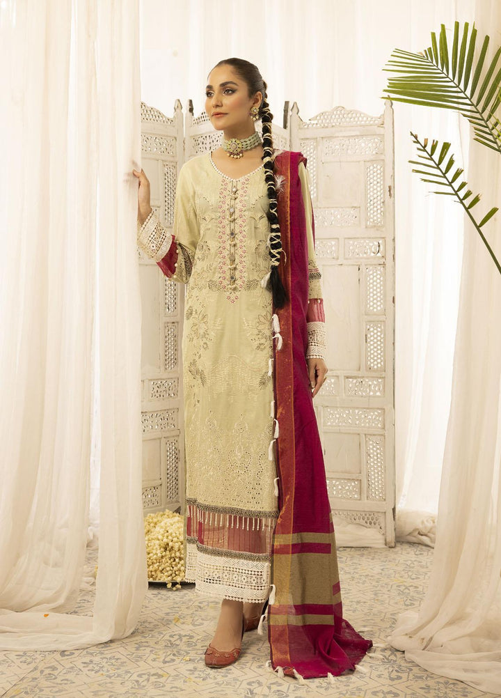 Combinations Casual Pret  Lawn 3 Piece Suit CMN23SL Olive Green
