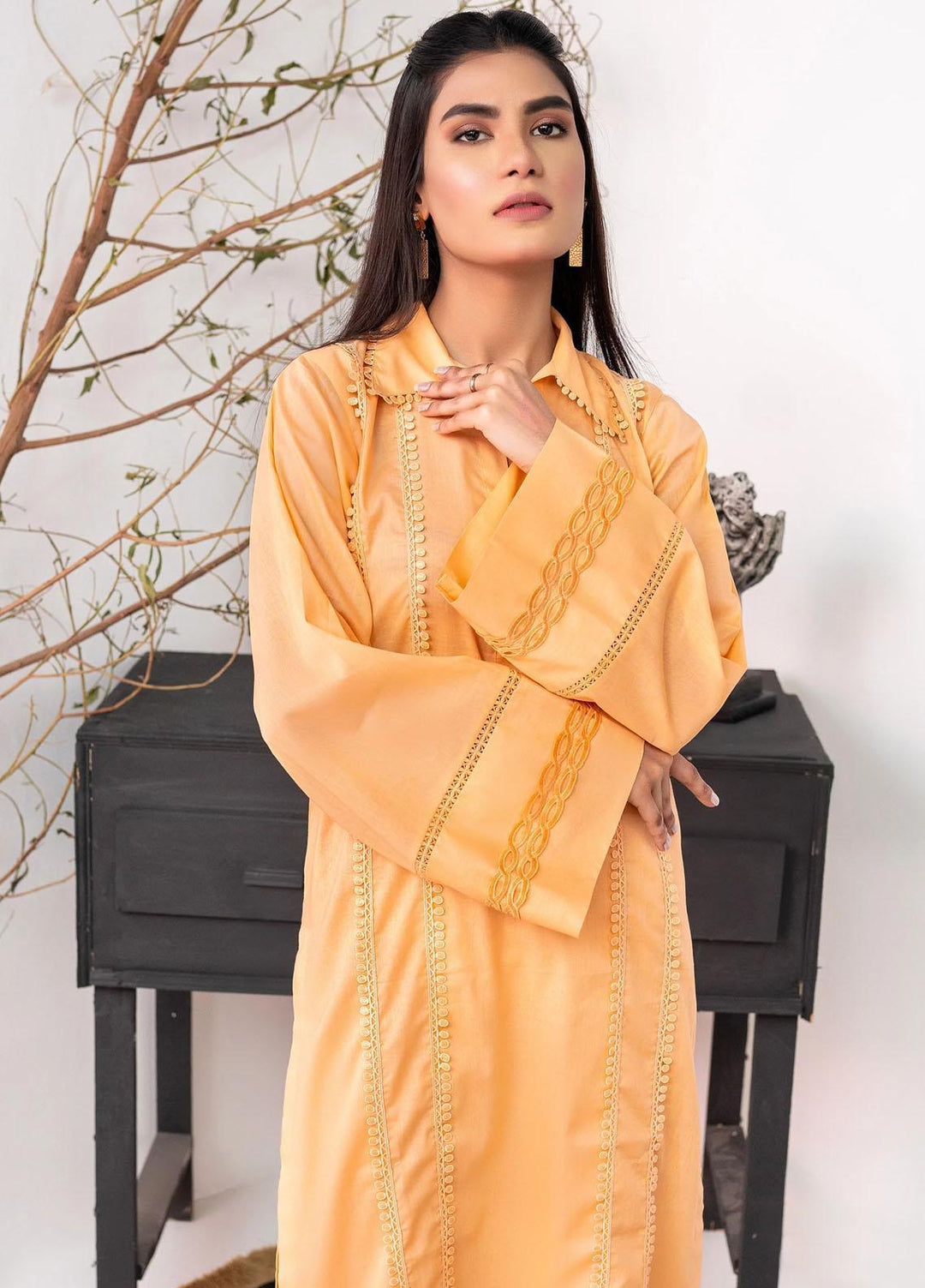 Cozy Apparels Casual Pret  Cotton 2 Piece Suit CA22SV-3 HALA