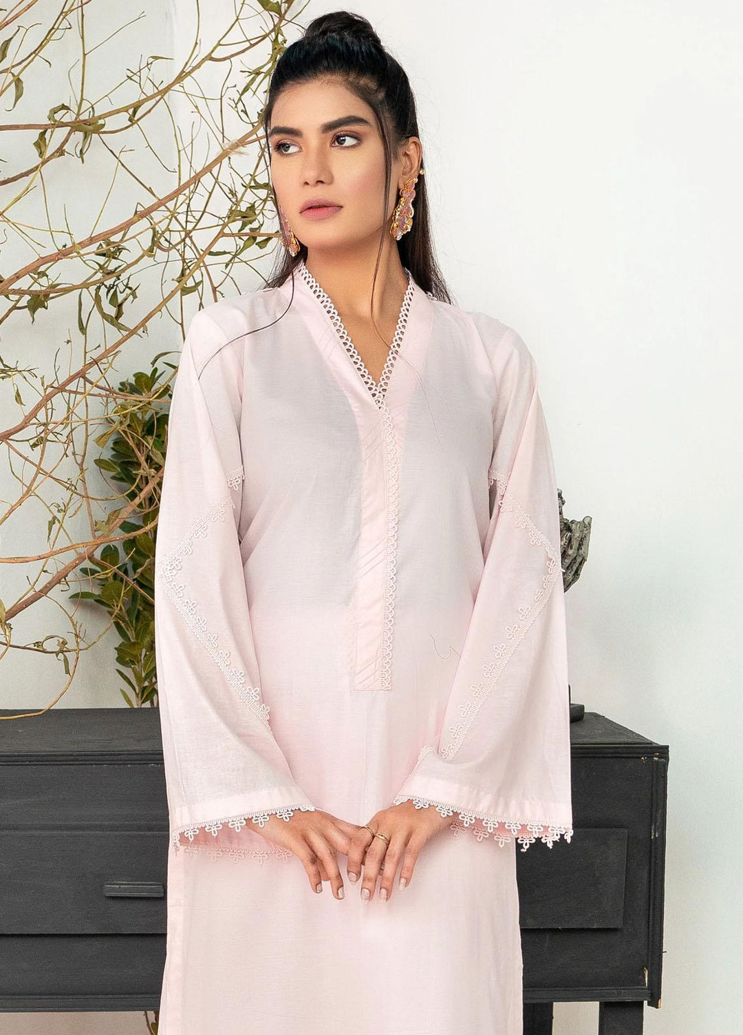 Cozy Apparels Casual Pret  Cotton 2 Piece Suit CA22SV-3 ROOH