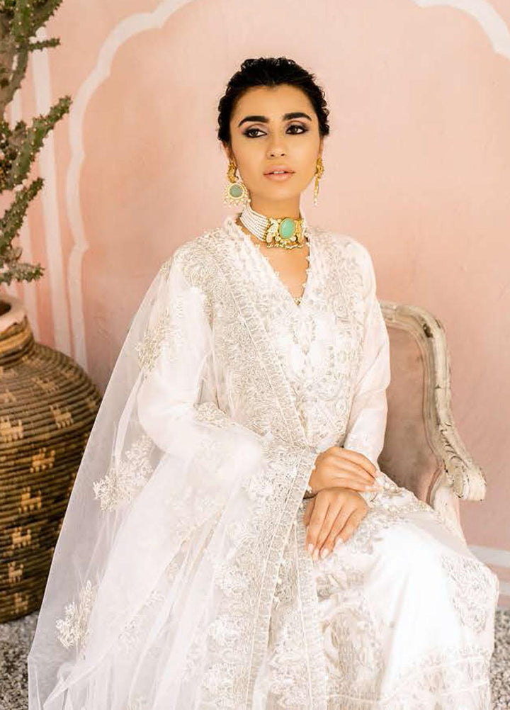 Luxe Atelier By Cross Stitch Embroidered Chiffon Suits Unstitched 3 Piece CS21LA 02 - Luxury Collection