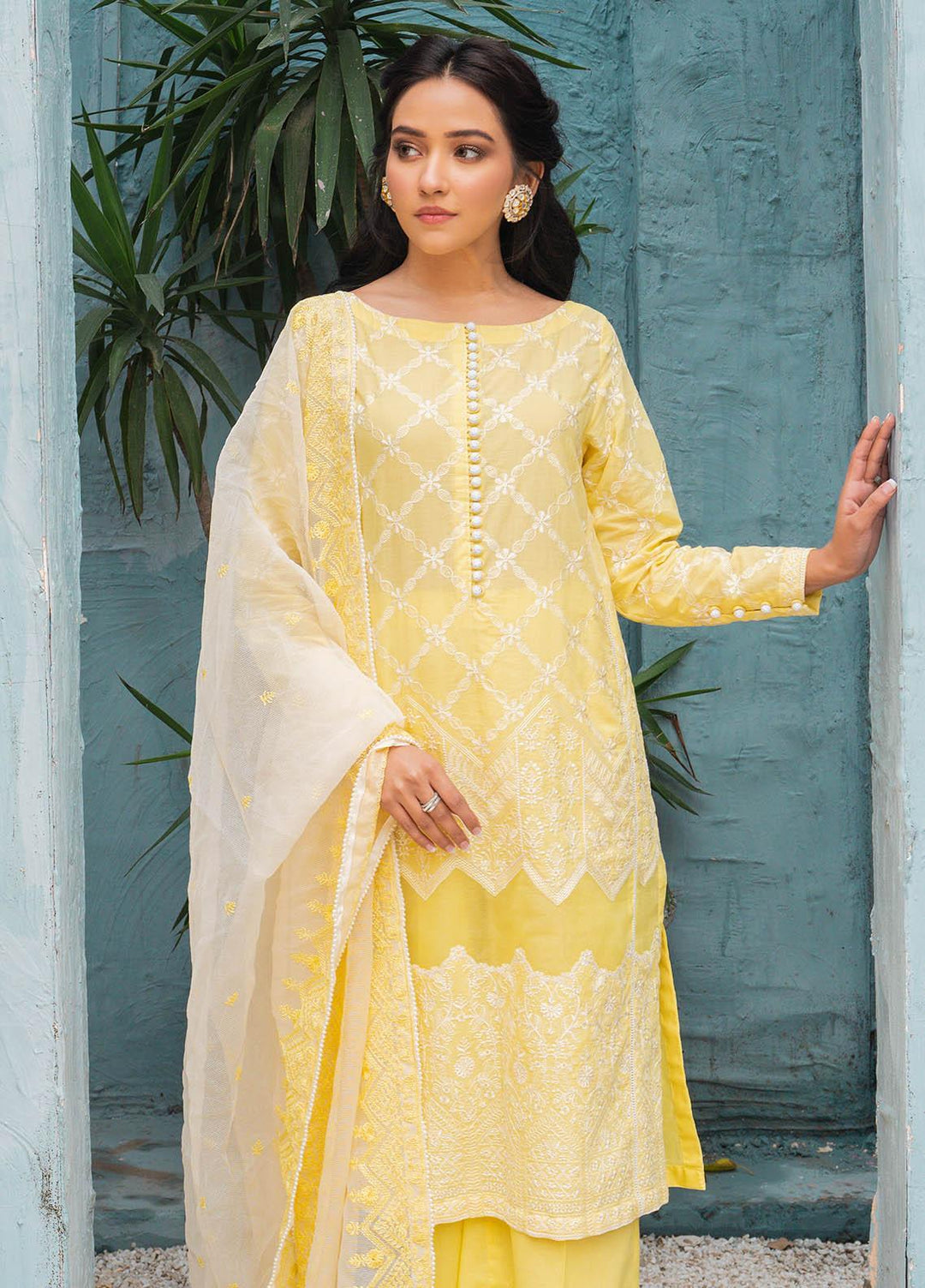 Mahiri By Cross Stitch Embroidered Lawn Suits Unstitched 3 Piece CS21M 03 Glimmering Sunrise - Summer Collection