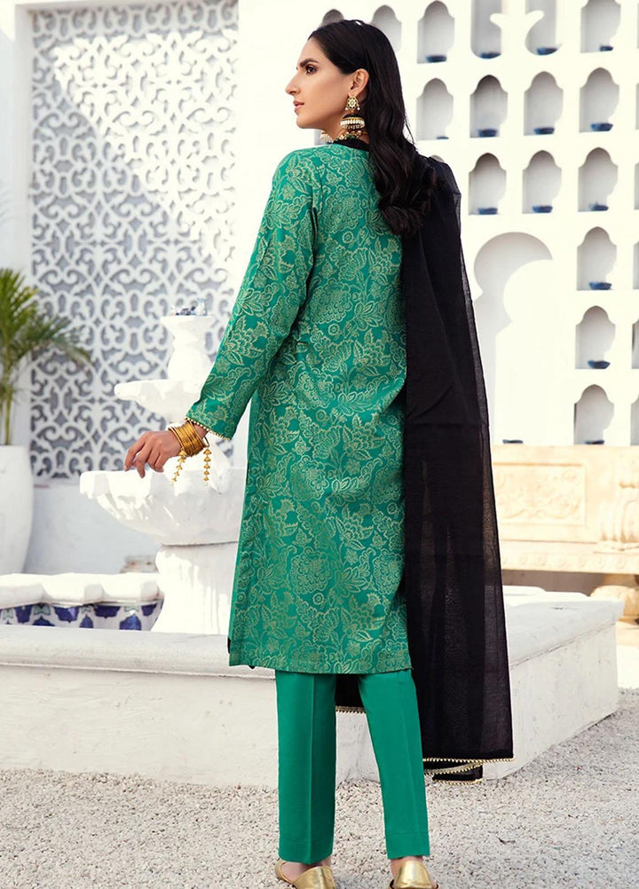 Cross Stitch Jacquard Cotton Suits Unstitched 3 Piece CS21J 09 RAVEN BAY - Summer Collection