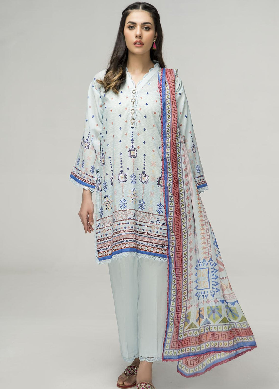 Crystal by Ittehad Textiles Digital Printed Lawn Suits Unstitched 2 Piece IT22CRP LF-DC1-2209 - Summer Collection