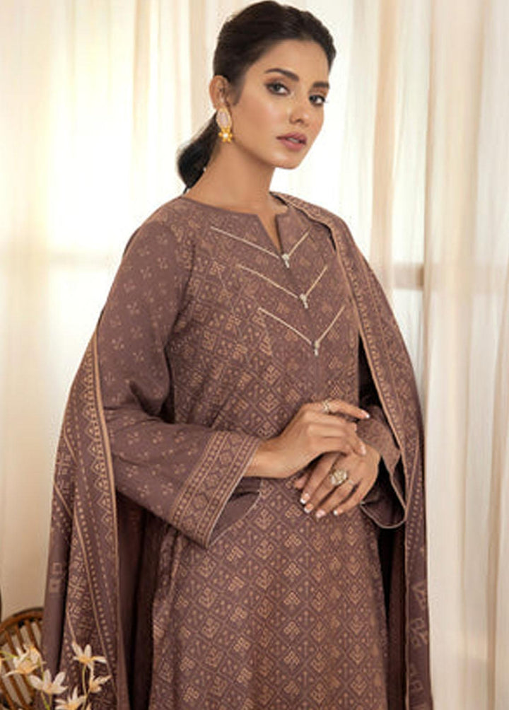 Lakhany Printed Cashmere Wool Suits Unstitched 3 Piece LSM22CV CVC-1002-C - Winter Collection