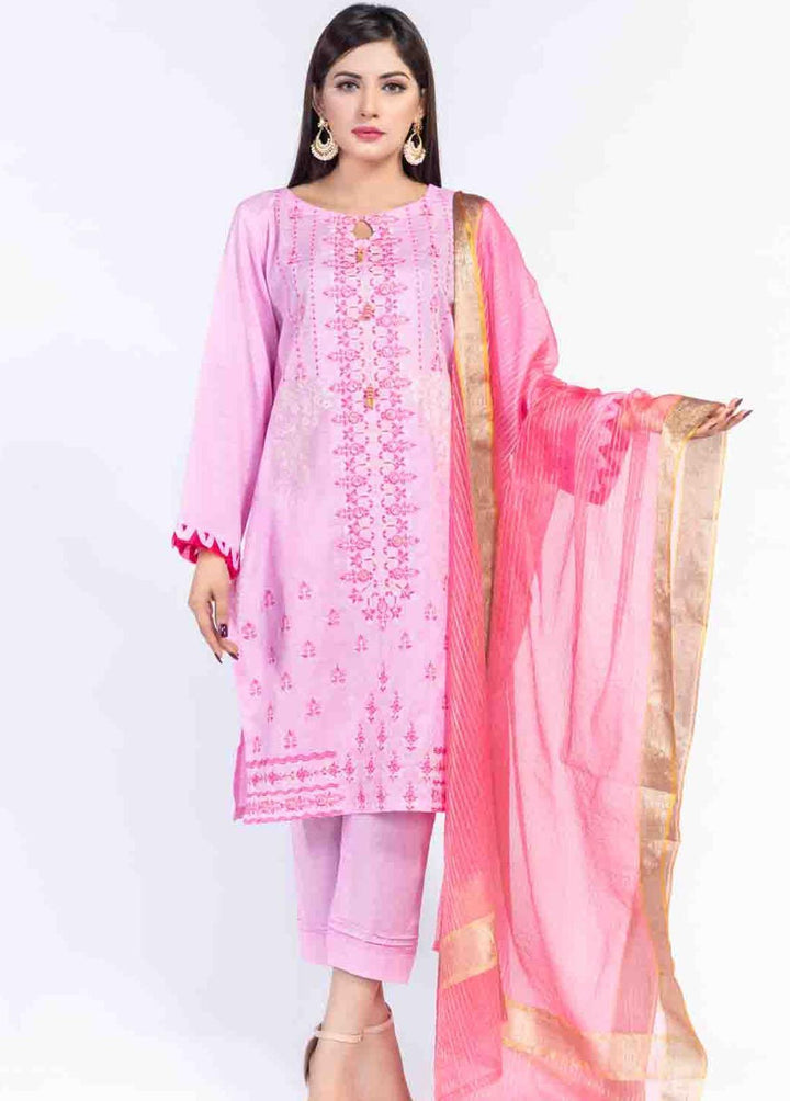Cyan Embroidered Lawn Suits Unstitched 3 Piece CN21LJ CY-028 - Summer Collection