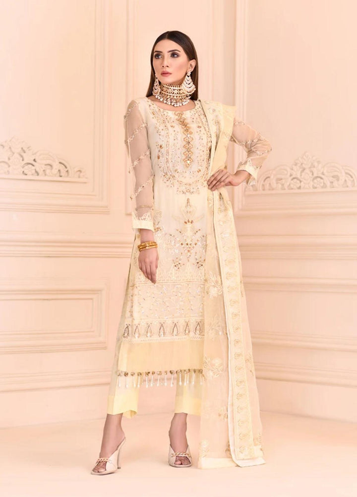 Cynthia by Noorangi Embroidered Organza Suits Unstitched 4 Piece NG21CN Snoothing Snob - Luxury Formals Collection