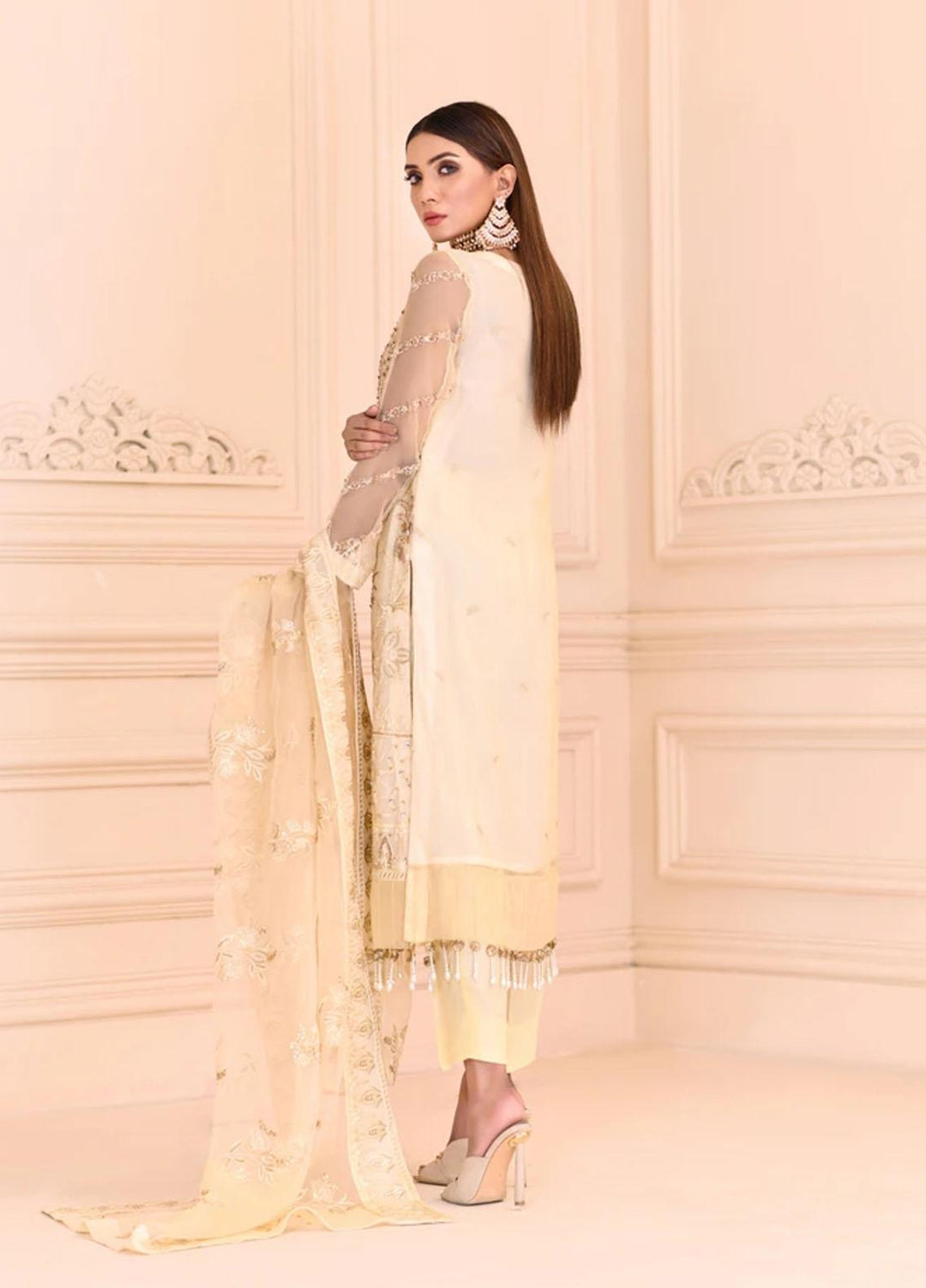 Cynthia by Noorangi Embroidered Organza Suits Unstitched 4 Piece NG21CN Snoothing Snob - Luxury Formals Collection