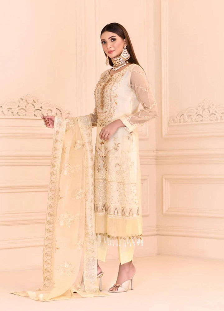Cynthia by Noorangi Embroidered Organza Suits Unstitched 4 Piece NG21CN Snoothing Snob - Luxury Formals Collection