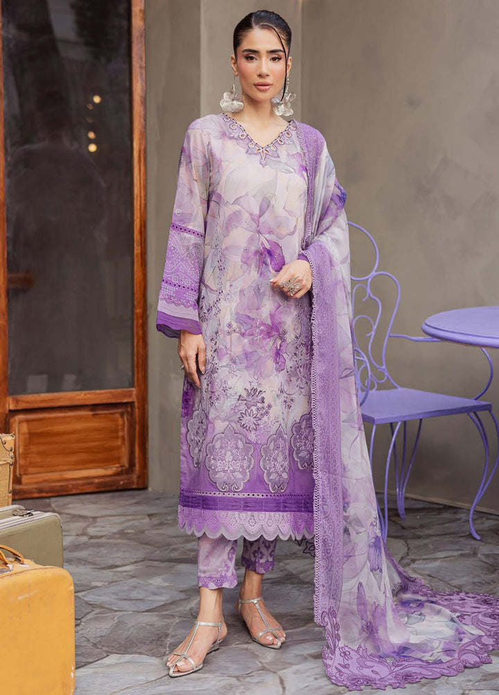 Daily Delights by Nureh Embroidered Lawn Suits Unstitched 3 Piece NU25DS DD-16 - Summer Collection