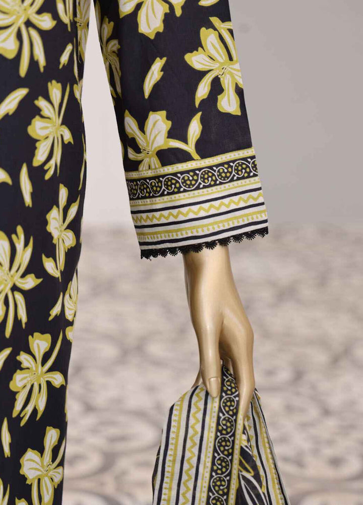 Daily Wear by HZ Textiles Digital Printed Lawn Suits Unstitched 3 Piece HZ25DW PDW-102-B - Summer Collection