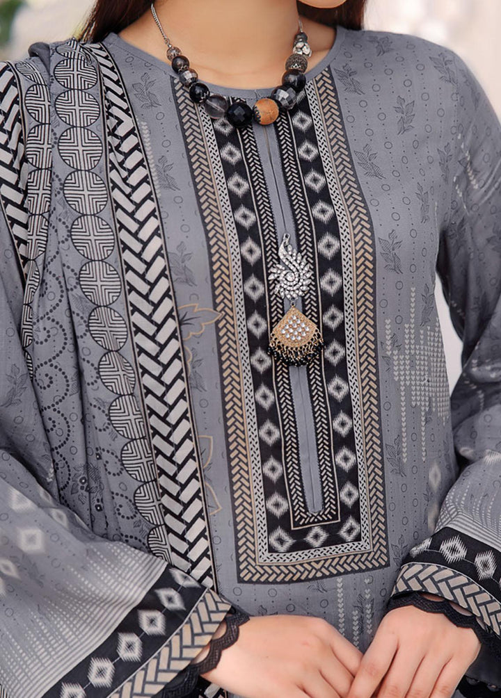 Daman By VS Textiles Printed Lawn Suits Unstitched 3 Piece VS23-D3 809-B - Summer Collection