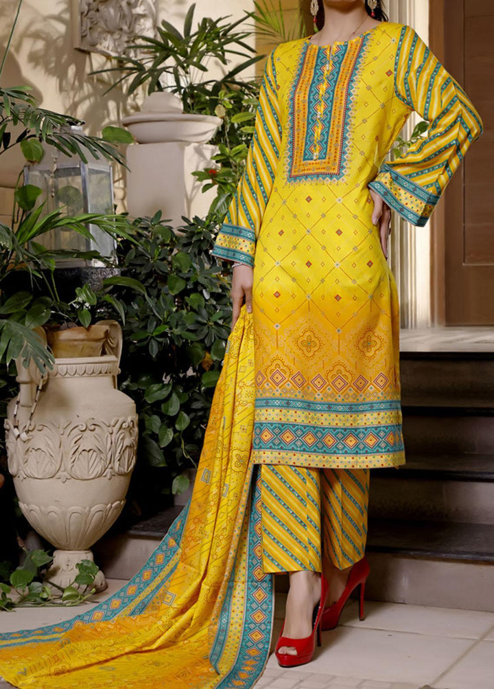 Daman By VS Textiles Printed Lawn Suits Unstitched 3 Piece VS22D 1516 - Summer Collection