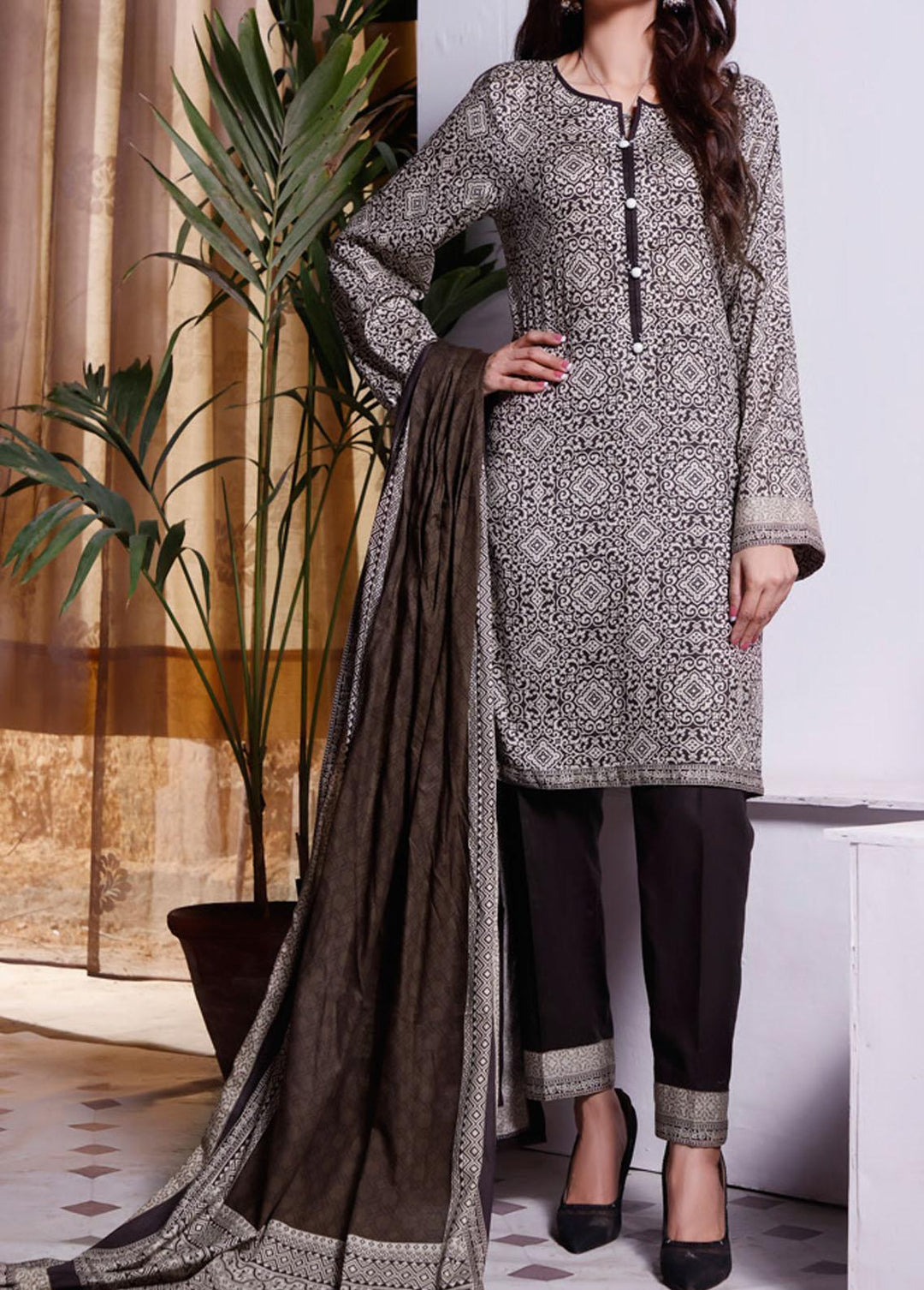 Daman By VS Textiles Printed Lawn Suits Unstitched 3 Piece VS22-D2 1505-B - Summer Collection