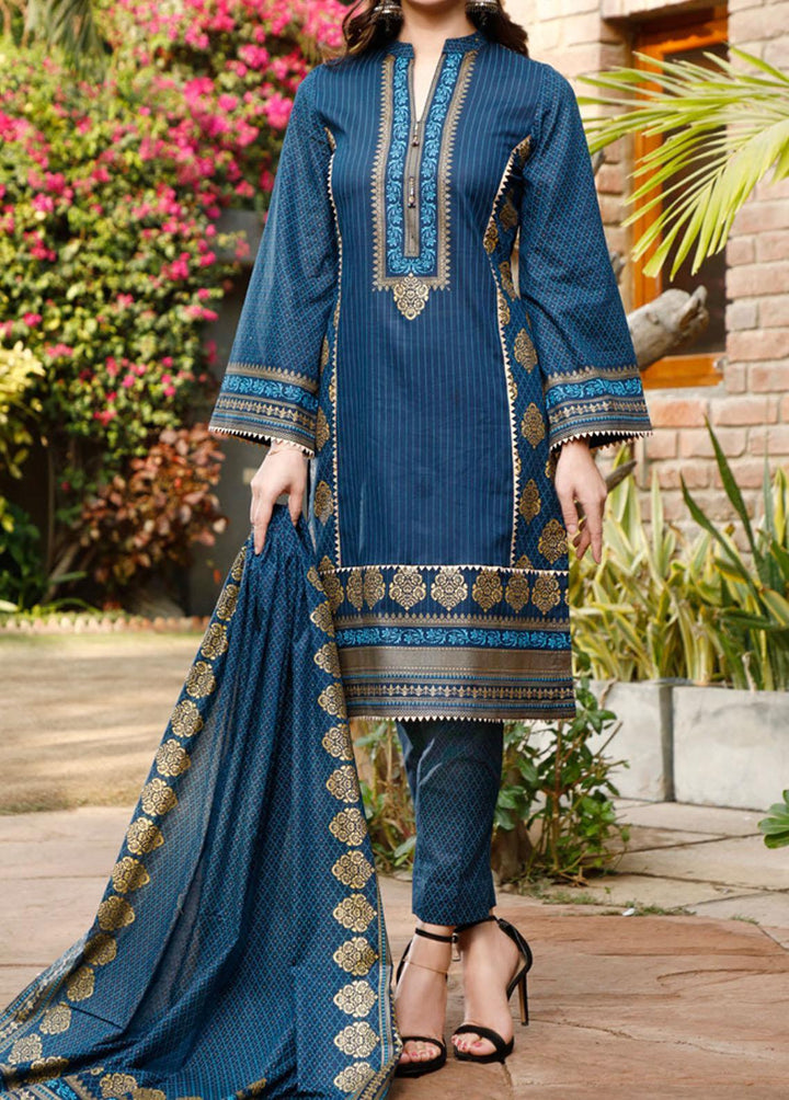 Daman By VS Textiles Printed Lawn Suits Unstitched 3 Piece VS22-D2 1515 - Summer Collection