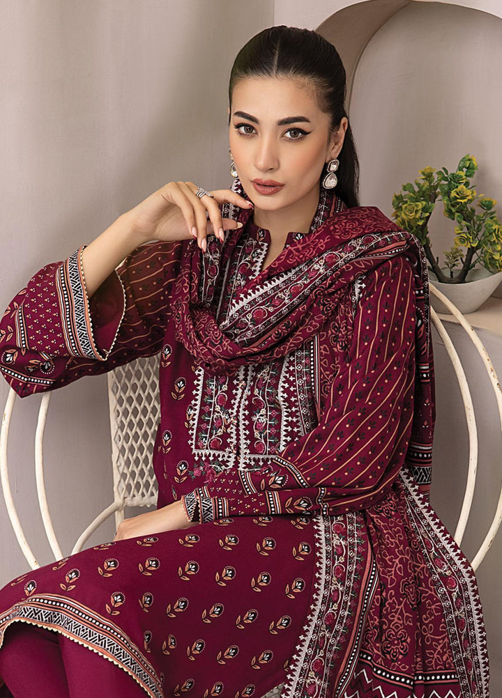 Dareechay By Lakhany Embroidered Pashmina Suits Unstitched 3 Piece LSM23DE LG-SR-0154 - Winter Collection