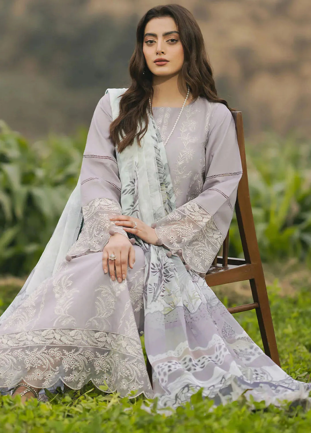 Dareen by Izel Embroidered Lawn Suits Unstitched 3 Piece IZL25DL Ibtida - Summer Collection