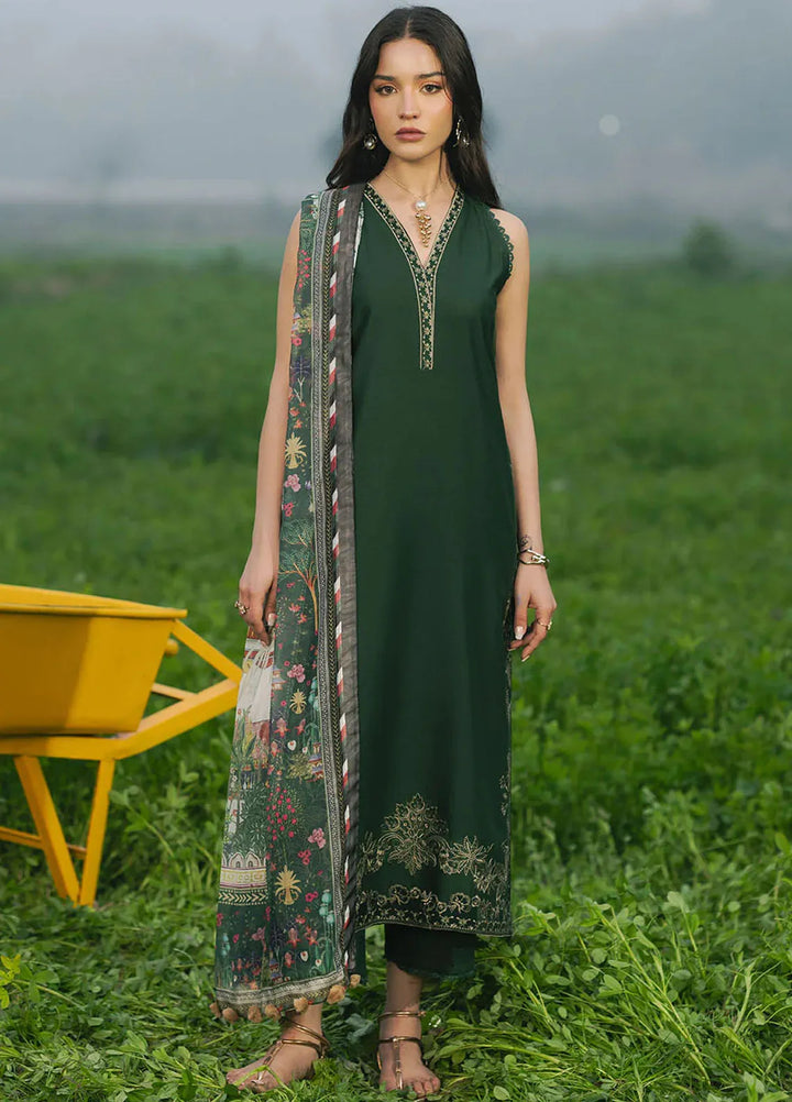 Dareen by Izel Embroidered Lawn Suits Unstitched 3 Piece IZL25DL Laalain - Summer Collection