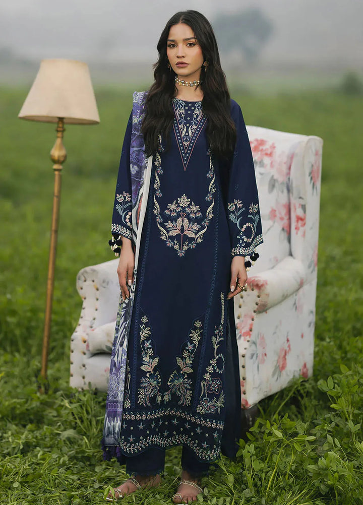 Dareen by Izel Embroidered Lawn Suits Unstitched 3 Piece IZL25DL Zarq - Summer Collection