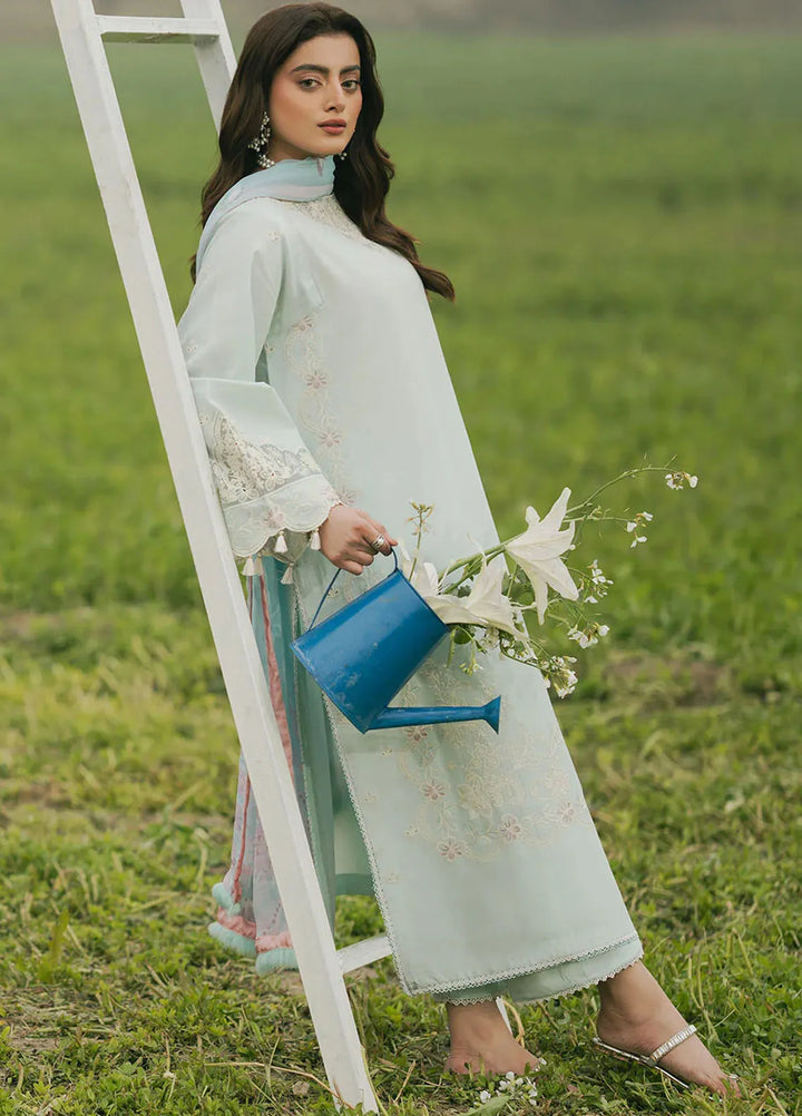 Dareen by Izel Embroidered Lawn Suits Unstitched 3 Piece IZL25DL Zartash - Summer Collection