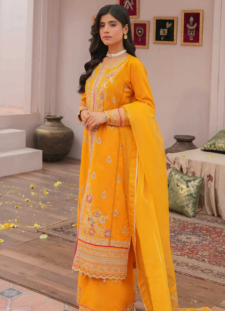 Dastaan by Annara Begum Embroidered Cotton Lawn Suit Unstitched 3 Piece AB24D Gulnaaz - Summer Collection