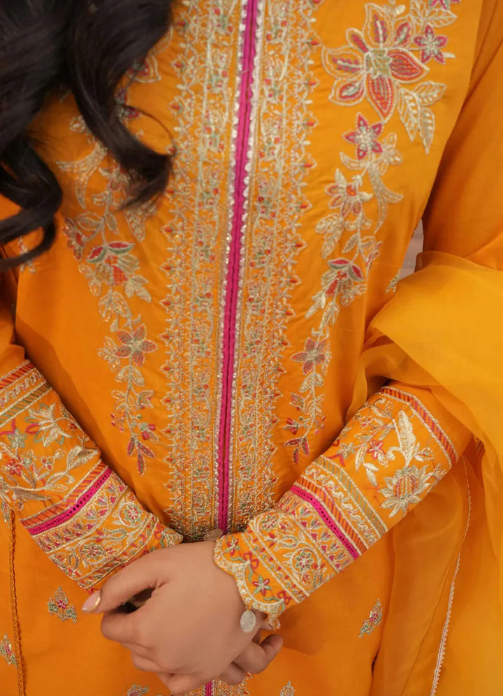 Dastaan by Annara Begum Embroidered Cotton Lawn Suit Unstitched 3 Piece AB24D Gulnaaz - Summer Collection