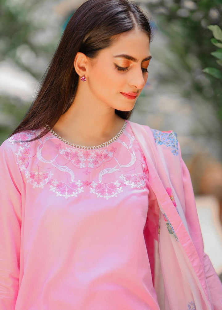 Bareeq Pret Embroidered Chikankari 3 Piece Suit BRQ23D BAHAAR
