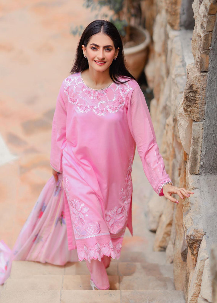 Bareeq Pret Embroidered Chikankari 3 Piece Suit BRQ23D BAHAAR