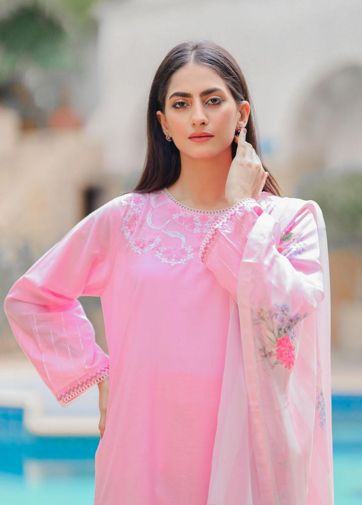 Bareeq Pret Embroidered Chikankari 3 Piece Suit BRQ23D BAHAAR