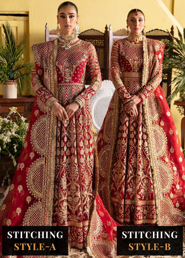 Dastaan By Imrozia Premium Embroidered Net Suits Unstitched 4 Piece IMP23DS IB-38 Rubay - Bridal Collection