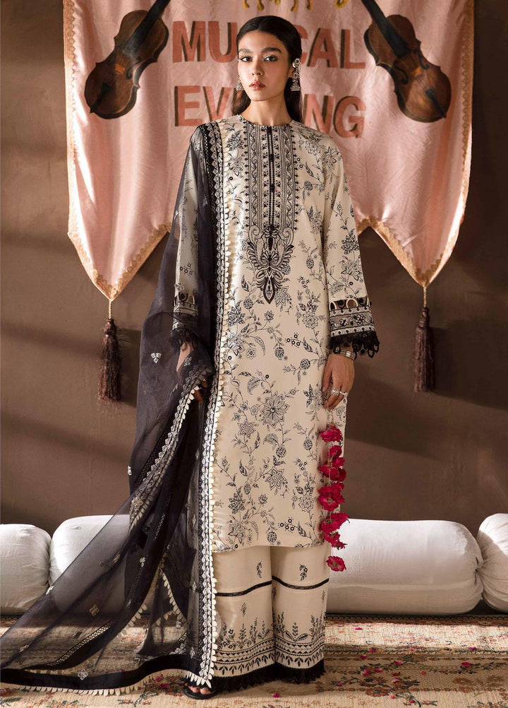 Dastaan By Seran Embroidered Lawn Suits Unstitched 3 Piece SRN23DA D-07 Rayya - Festive Collection