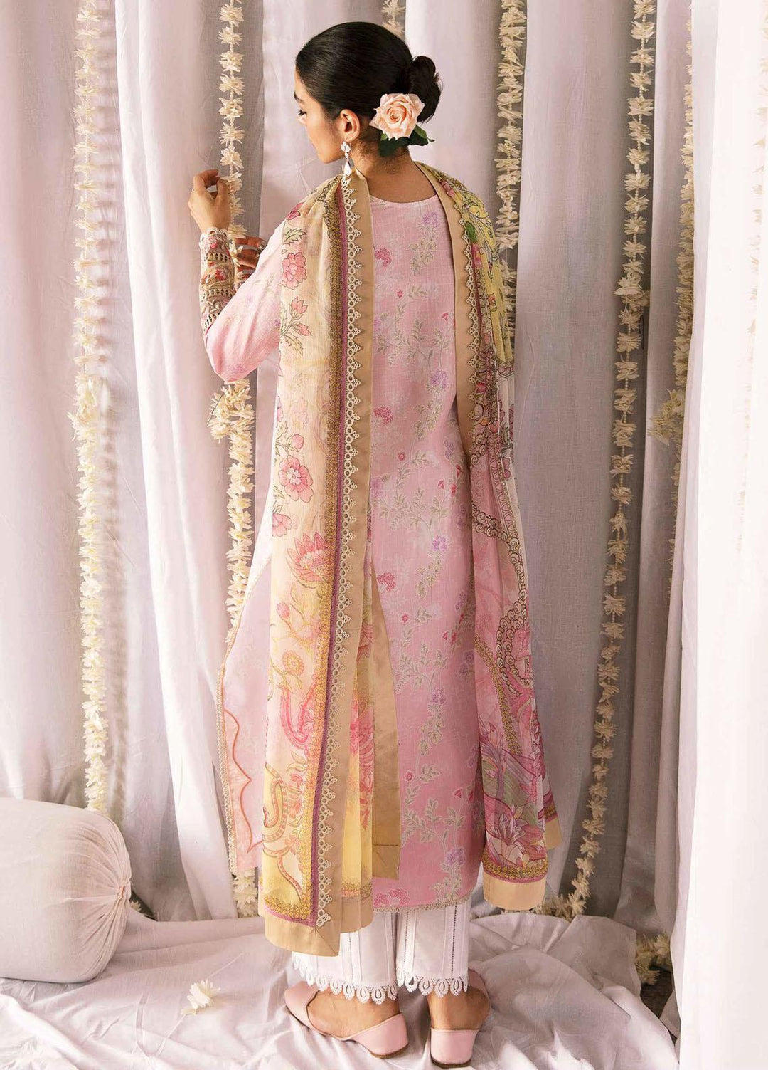 Dastaan By Seran Embroidered Lawn Suits Unstitched 3 Piece SRN23DA D-09 Nuray - Festive Collection