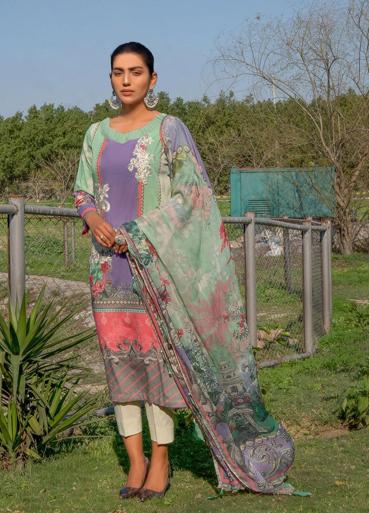 Dastaan by Afifa Iftikhar Embroidered Lawn Suits Unstitched 2 Piece AI22DU Taskeen - Summer Collection