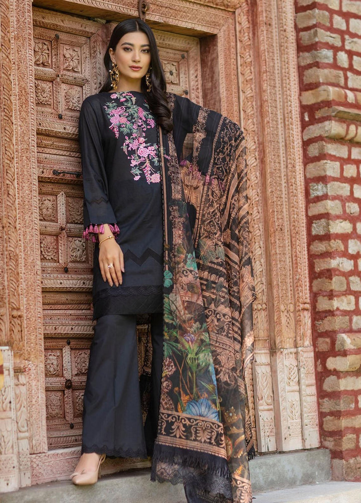 Dastak by Afsaneh Embroidered Organza Suits Unstitched 3 Piece AFH21D Arsh A - Summer Collection