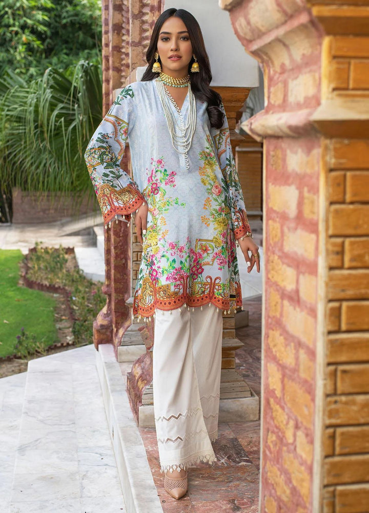 Dastak by Afsaneh Embroidered Lawn Suits Unstitched 2 Piece AFH21D Noorie A - Summer Collection