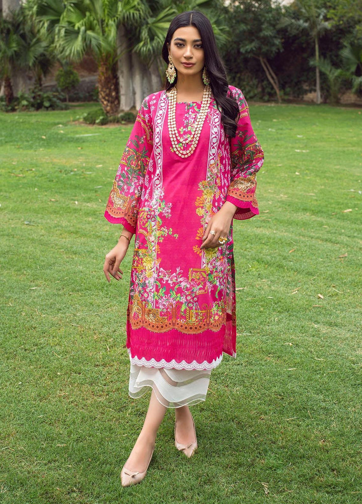 Dastak by Afsaneh Embroidered Lawn Suits Unstitched 2 Piece AFH21D Noorie B - Summer Collection