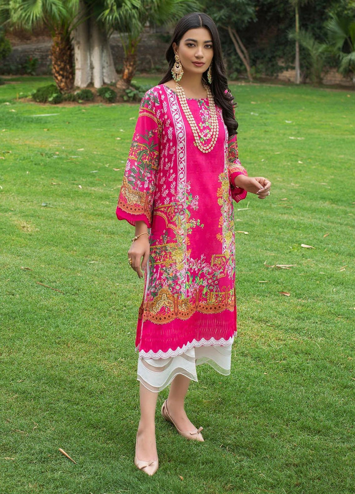 Dastak by Afsaneh Embroidered Lawn Suits Unstitched 2 Piece AFH21D Noorie B - Summer Collection