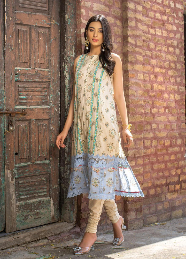Dastak by Afsaneh Embroidered Lawn Suits Unstitched 2 Piece AFH21D Riwayat A - Summer Collection