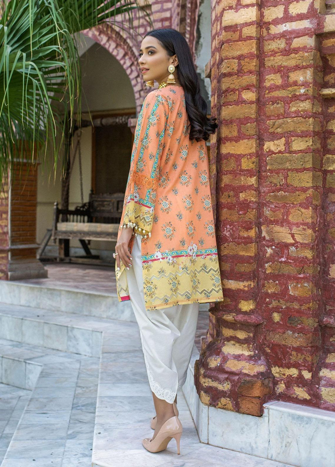 Dastak by Afsaneh Embroidered Lawn Suits Unstitched 2 Piece AFH21D Riwayat B - Summer Collection