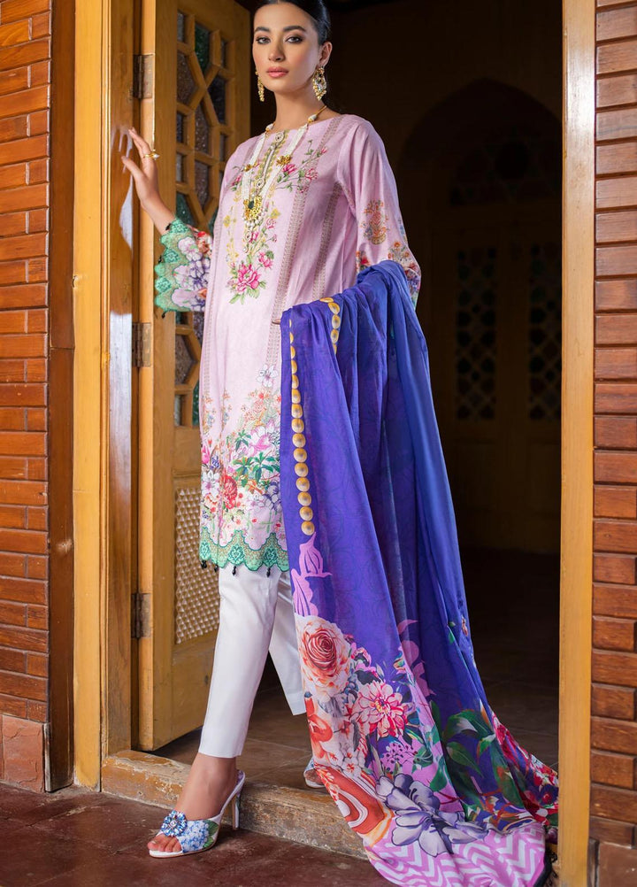 Dastak by Afsaneh Embroidered Lawn Suits Unstitched 2 Piece AFH21D Sanam A - Summer Collection