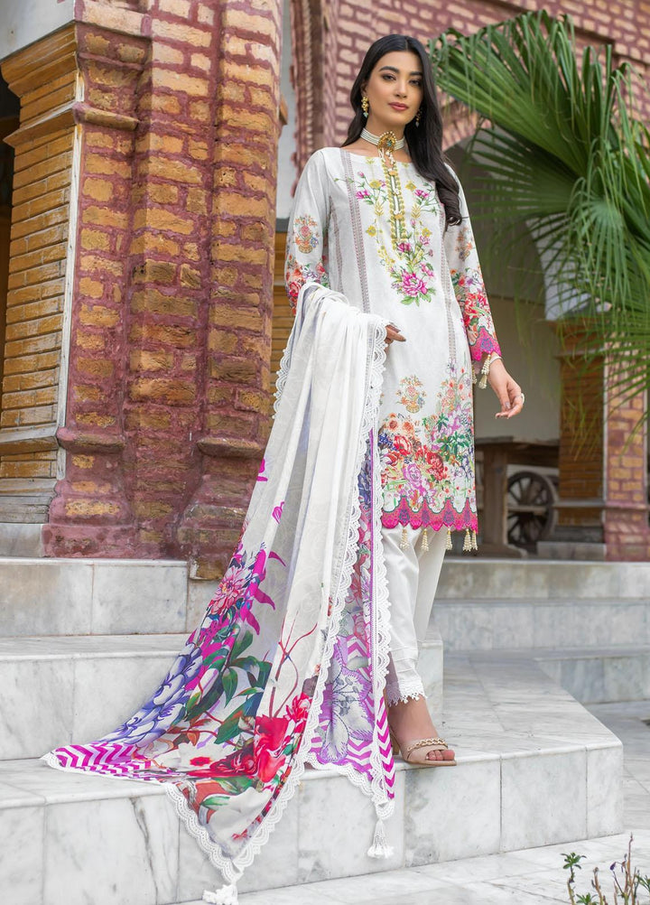 Dastak by Afsaneh Embroidered Lawn Suits Unstitched 2 Piece AFH21D Sanam B - Summer Collection
