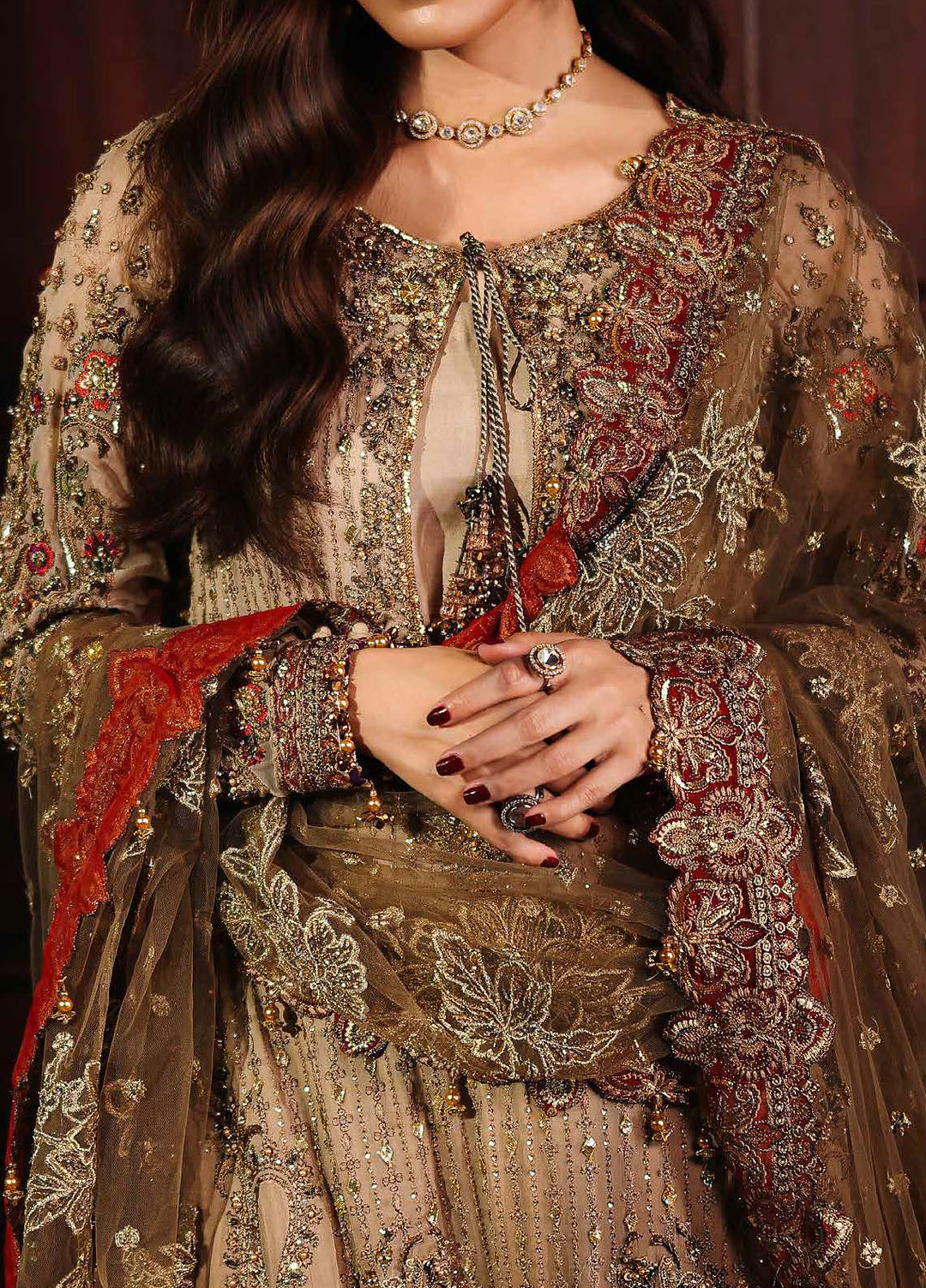 Dastan E Jashan by Charizma Embroidered Chiffon Suits Unstitched 4 Piece CRZ25DF DJW5-02 - Formals Collection