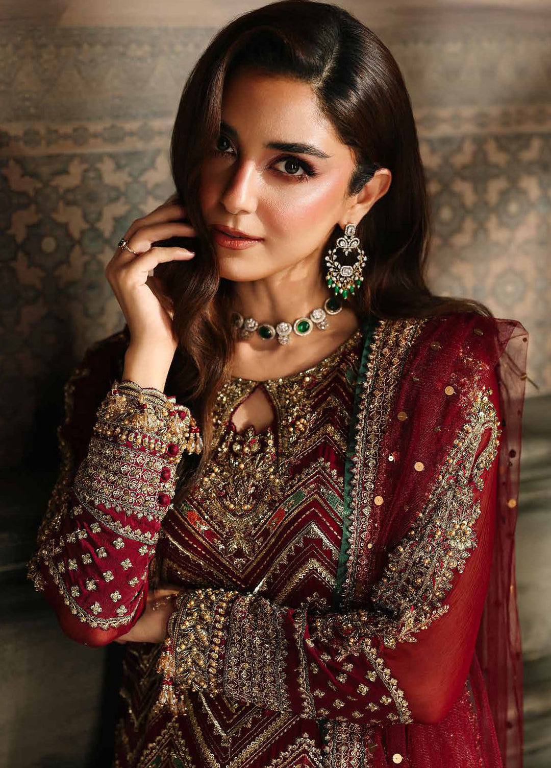 Dastan E Jashan by Charizma Embroidered Chiffon Suits Unstitched 4 Piece CRZ25DF DJW5-03 - Formals Collection