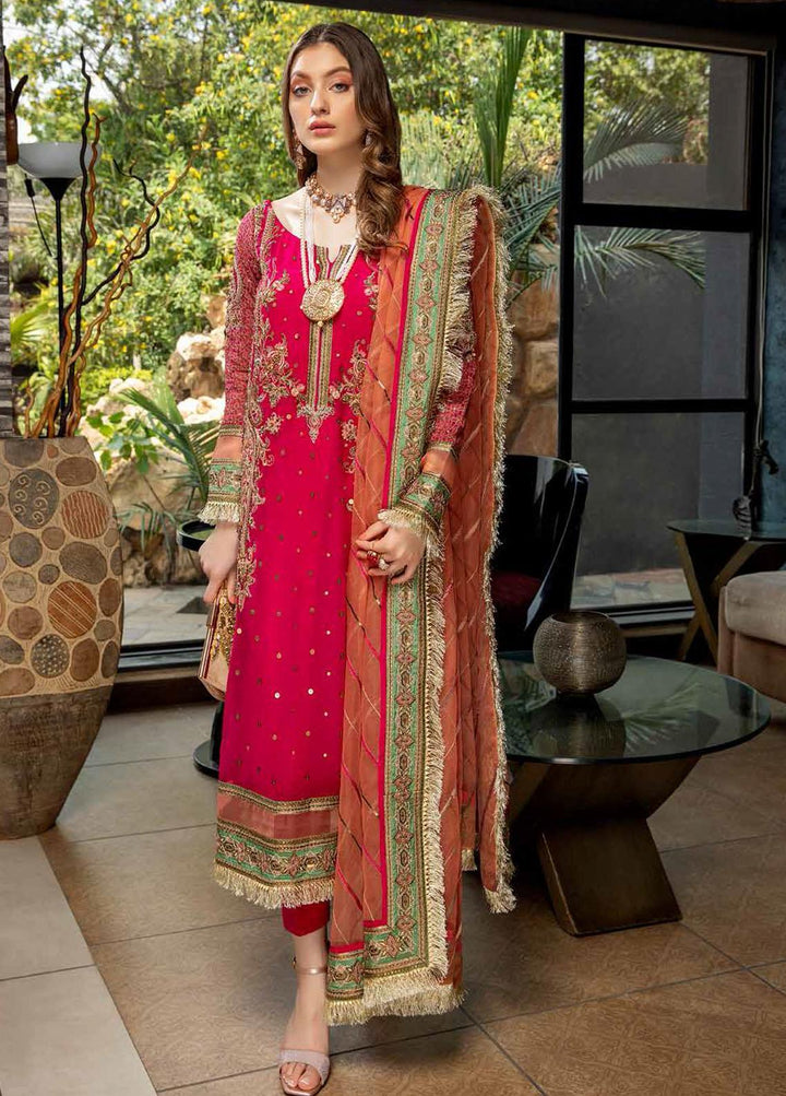 Dastan-e-Jashan By Charizma Embroidered Chiffon Suits Unstitched 3 Piece CRZ22-DJ2 DJW 10 - Formal Collection