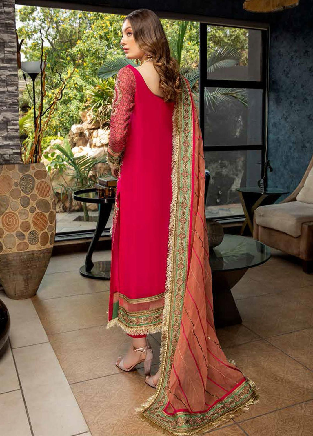Dastan-e-Jashan By Charizma Embroidered Chiffon Suits Unstitched 3 Piece CRZ22-DJ2 DJW 10 - Formal Collection