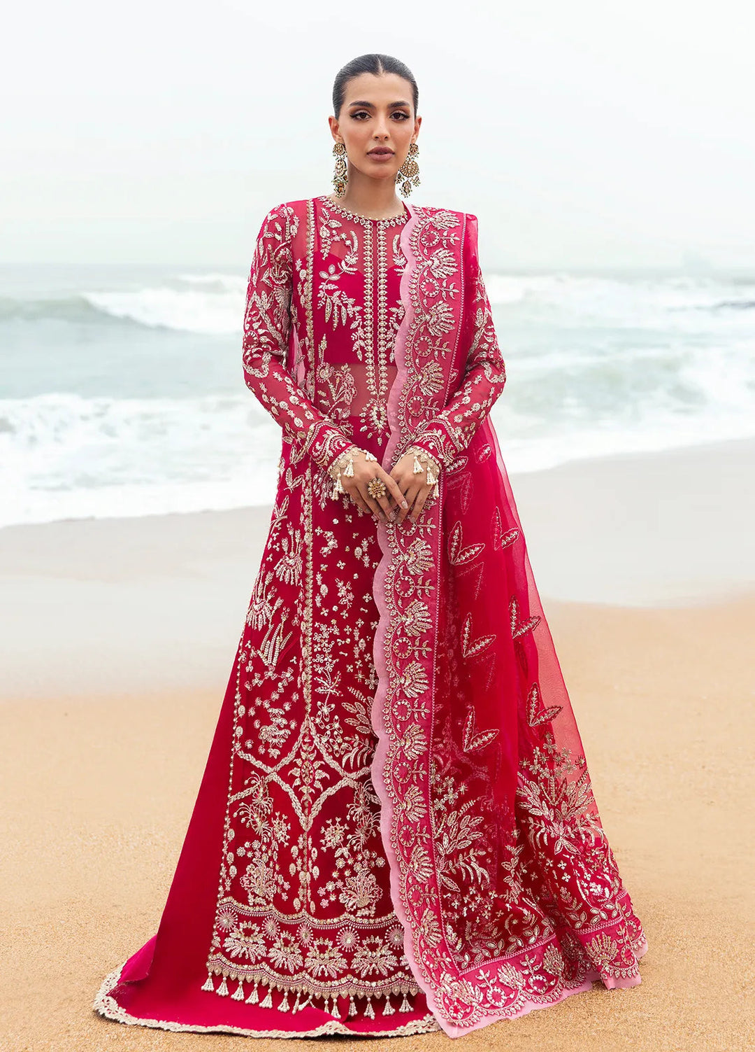 Dastangoi by Afrozeh Embroidered Suits Unstitched 3 Piece AF24DG AWE-04 Nageen - Formal Collection