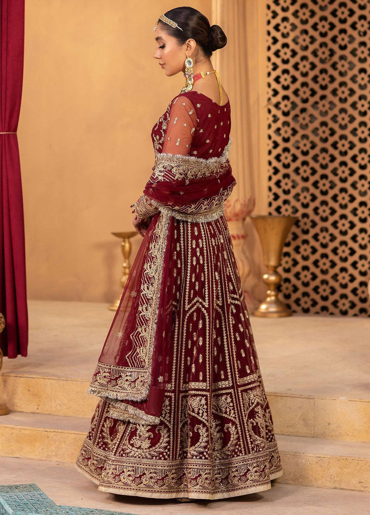 Dastgah By Neeshay Embroidered Net Suits Unstitched 3 Piece NSH24DG Gulnaar - Festive Collection