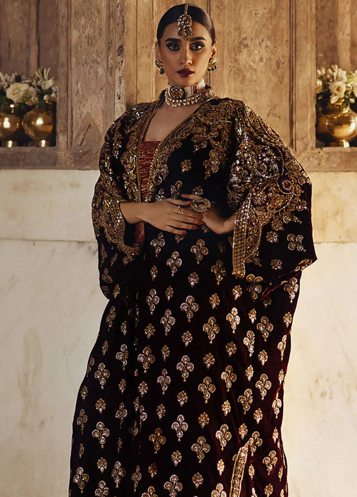 Dastoor by Aik Atelier Embroidered Velvet Suit Unstitched 2 Piece AIK24DV D-03 - Formals Collection