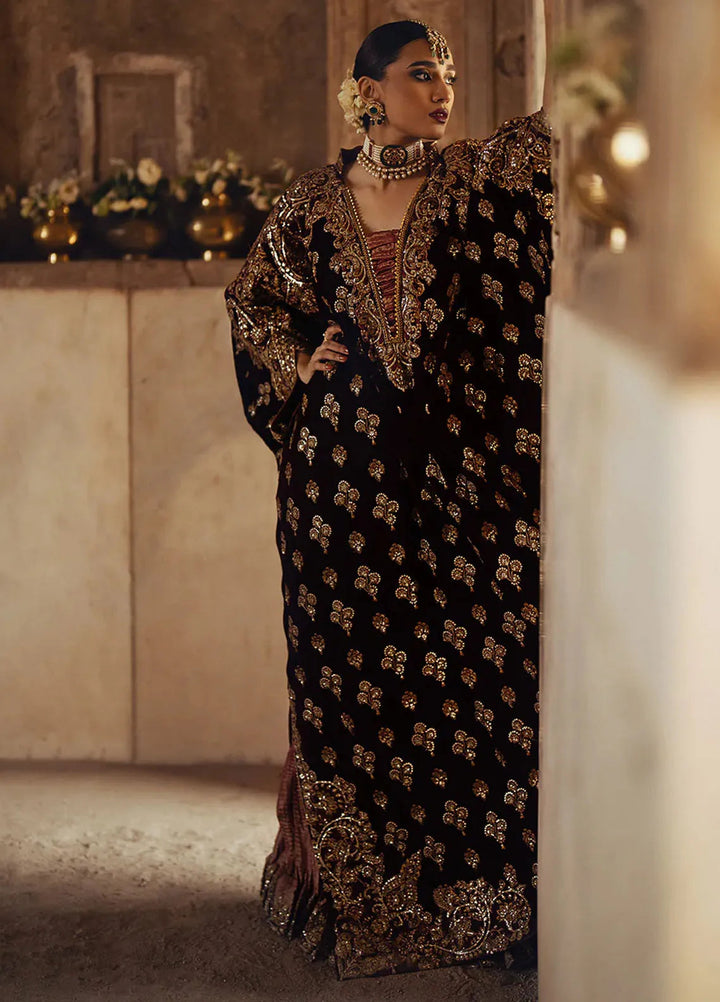 Dastoor by Aik Atelier Embroidered Velvet Suit Unstitched 2 Piece AIK24DV D-03 - Formals Collection